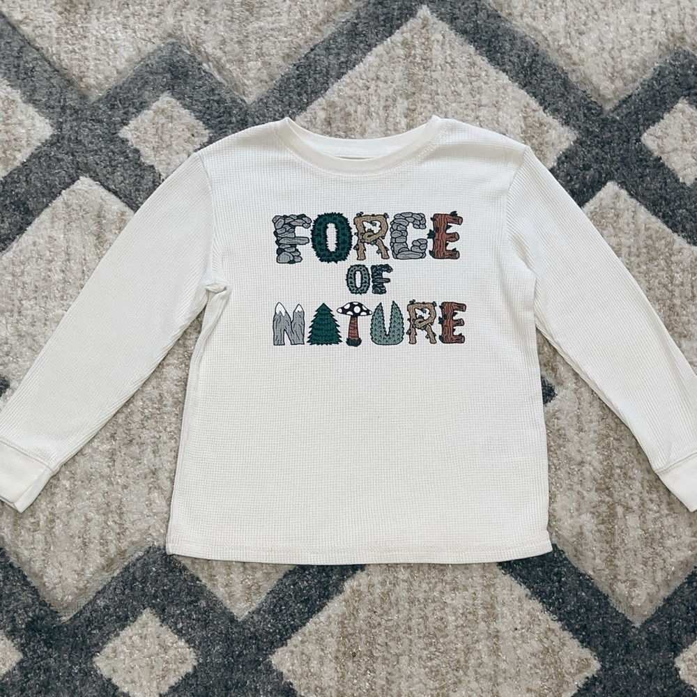 garanimals boys waffle weave long sleeve 4t shirt